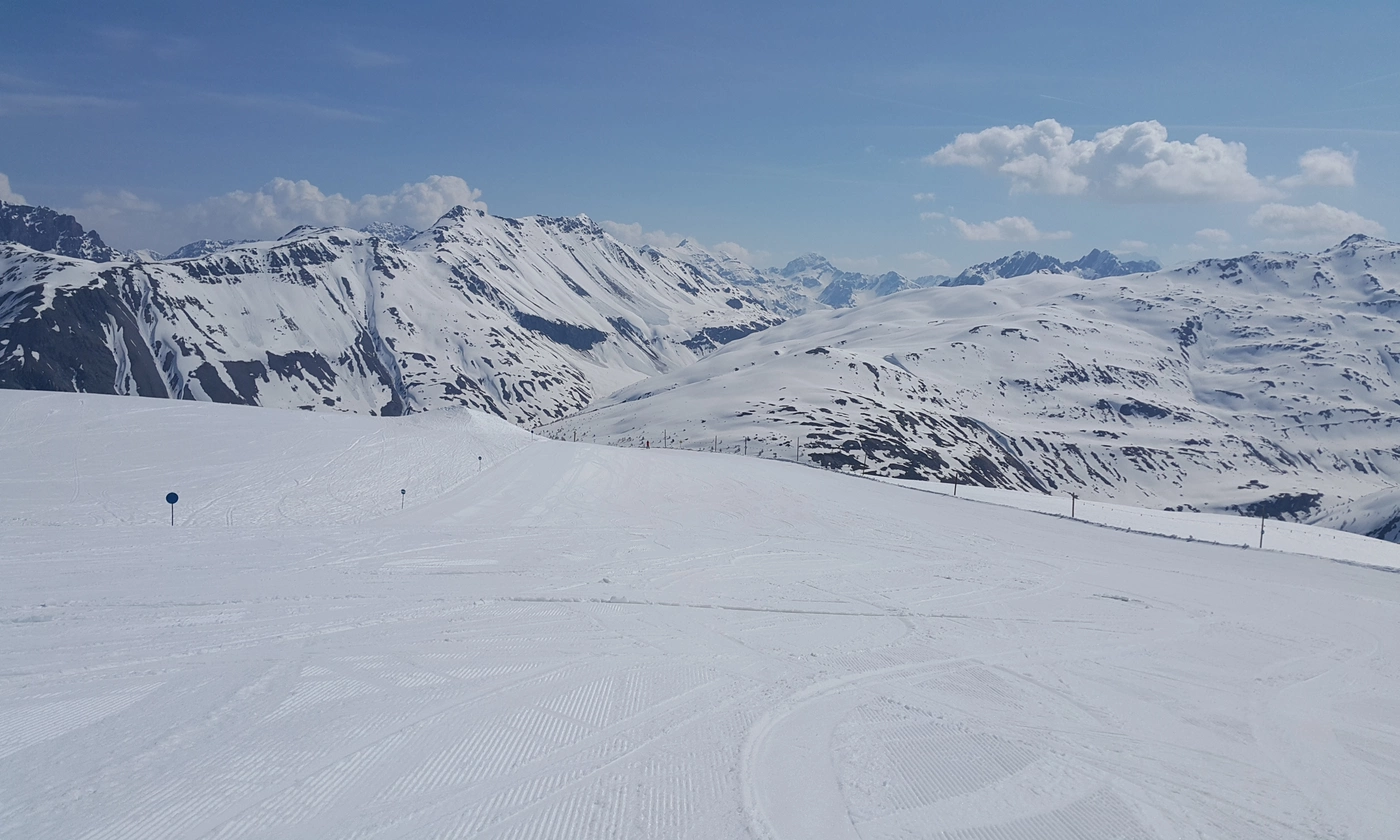 Pełnia słońca, puste stoki - Livigno